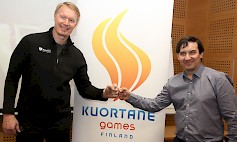 Tapio Korjus ja Tuomas Mikkola tietävät tulossa olevan kovan tason Kuortane Games 2023 yleisurheilukilpailut.